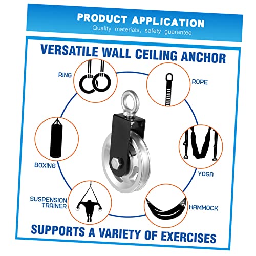 Strength Training Accessories Bearing Lifting Pulley Stand Silent Wheel Design