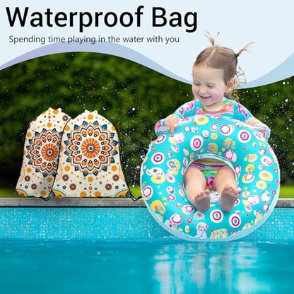 Gymnastics Grip Bag Lightweight Small Drawstring Grip Bags for Gymnasts - color: Mandala Floral-multi