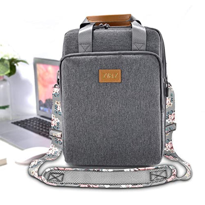 ZINZ Shoulder Strap 58" Ultra-Thick Fixed Padded and Adjustable Buckles Crossbody Strap for Briefcase Laptop Bag Luggage - color: Gray Rose