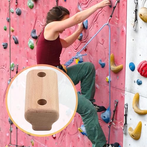 Wood Rock Wall Climbing Hold Wooden Grip Practice Fitness Climbing for