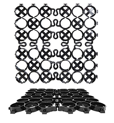 | PRO LITE Permeable Paver | Driveway, Grass, Shed Base, Patio, RV Pad, Gravel, DIY Outdoor | 120,000 lb Load Class | All-Weather | Easy Install | Pack of 18 (72 Square Feet)