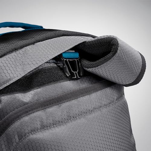 High Sierra Fairlead Convertible Duffel Bag, Lightweight and Durable Weekender Duffel, easily converts into backpack, 64L Capacity, Steel Gray/Mercury/Blue - color: Steel Grey/ Mercury, size: Convertible Backpack/Duffel