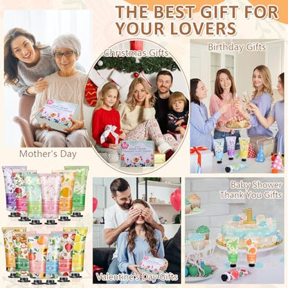 BESNEL 60 Pack Hand Cream Gift Set For Women, Teacher Appreciation Gifts, Mini Hand Lotion Travel Size in Bulk for Dry Cracked Hands, Graduation Gifts, Birthday Gift, Bridesmaid Gift,Party Favors - size: 0.02 Fl Oz (Pack of 60)