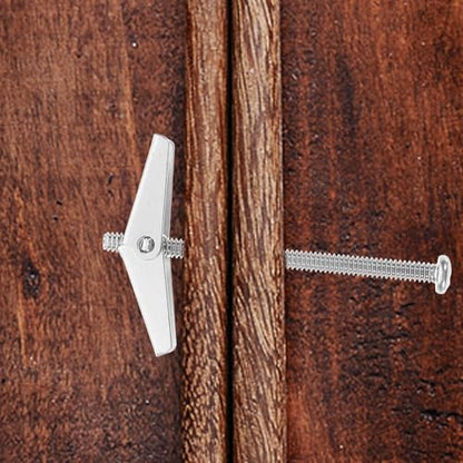 Lurrose 18pcs Hollow Door Anchors with Screws for Iron Sheet Cladding, Threaded Insert Nuts for Hollow Wall Drywall Fixing, Sturdy Hollow-wall Anchor Kit for Door and Wall Repairs