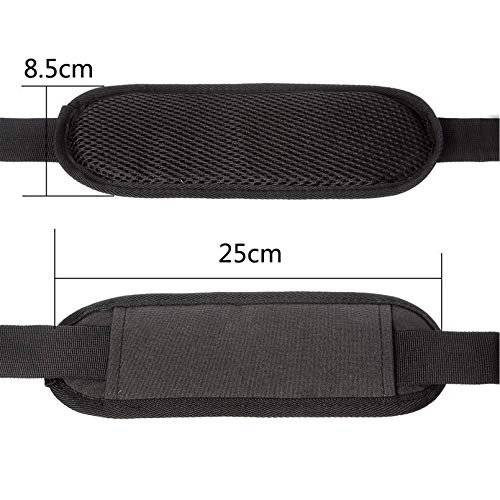 JAKAGO 61" Replacement Shoulder Strap, Padded Long Duffel Bag Strap Universal Adjustable Shoulder Belt with Non-Slip Pad