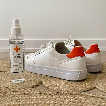 BootRescue All-Natural Premium Shoe Deodorizer Spray. Eliminates Odor & Refreshes Sneakers, Running & Tennis Shoes, Work Boots, Sandals, Gym Bag, All Footwear. Long Lasting Smell Eliminator, 170mL/6oz | Powerful odor neutralizer with plant-based enzymes,
