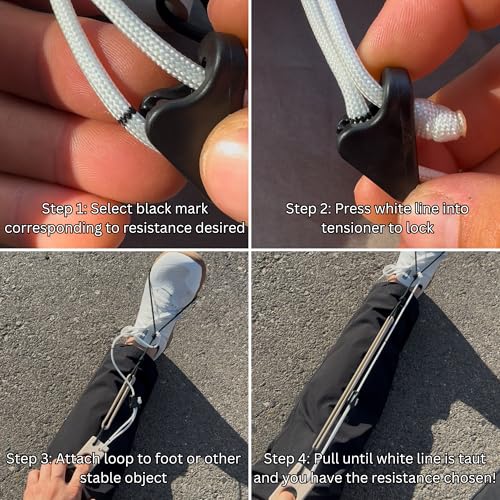 Portable Rock Climbing Finger Trainer and Rehab Device, Adjustable Pulley, Replaces Hangboards