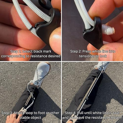 Portable Rock Climbing Finger Trainer and Rehab Device, Adjustable Pulley, Replaces Hangboards