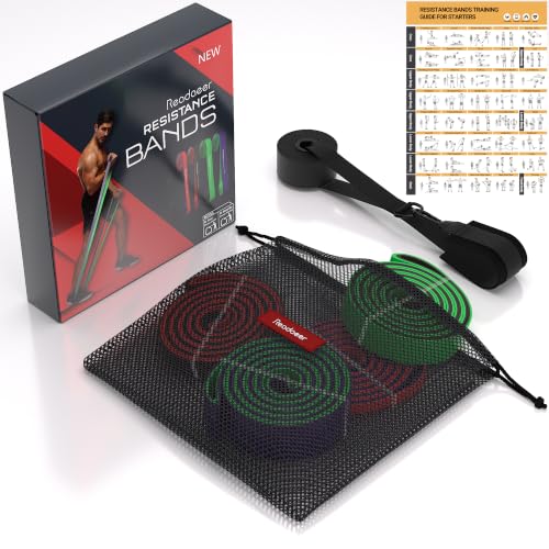 Pull Up Assistance Bands 5 Resistance Bands for Full-BodyTraining(5-125LBS) | Resistance Bands Set for Men & Women, Exercise Bands for Working Out, Fitness, Therapy at Home, Gym - size: Heavy: 15-125LBS