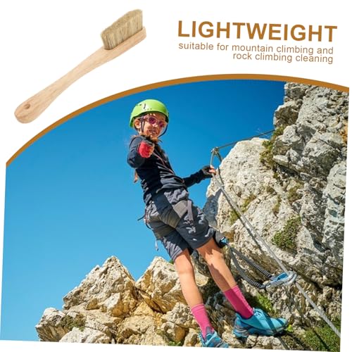 Garneck Climbing Tool Rock Climbing Brush Durability for Outdoor Gear Cleaning