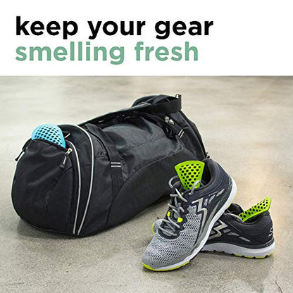 Remodeez Activated Charcoal Shoe Deodorizer, Green, 1 Pair