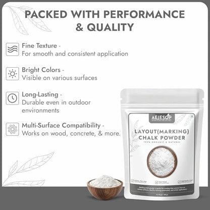 AEJESOP Marking Chalk Powder, 7oz (200g)