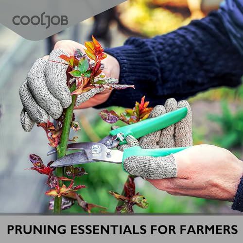 COOLJOB 20-Pack A5 Cut Resistant Finger Cots Full Coverage, Set of 4 - Reusable Anti-Slip Snug-fit Design, Conforms to Men Women Fingers for Work, Kitchen, Garden, Sculpture, Picking, Pruning, L/XL - size: Large/Xlarge