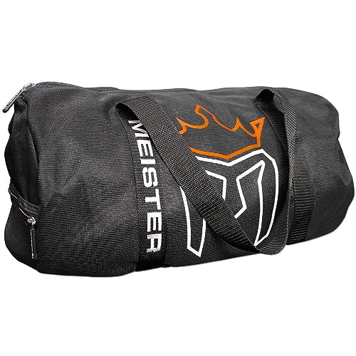 Meister Breathable Chain Mesh Duffel Gym Bag - color: Black, size: X-Large 28"x15"x15"