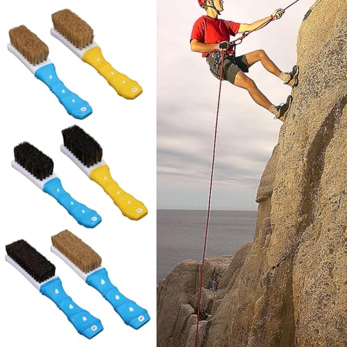 Bouldering Brushes Rock Brush Bouldering Cleaner Bouldering Cleaning Brush Rock Climbing Brush Brushing Clearing Tools Climbing Brush, Small Yellow Yellow - color: Small Yellow Yellow