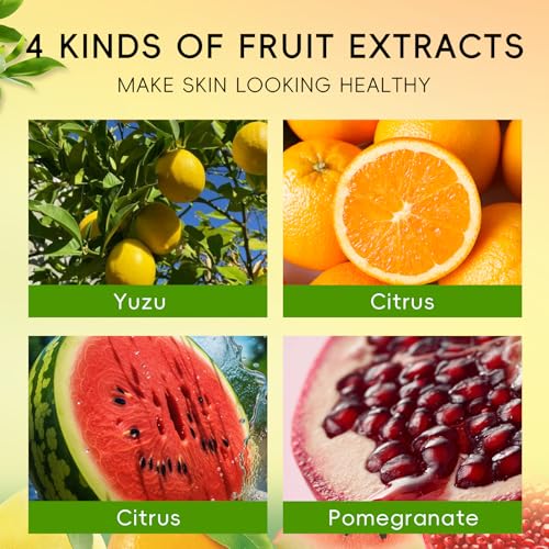 QUIYUM Skin Care Set for Oily/Combination Ance Skin, Natural Fruit Skincare | Salicylic Acid, Vit-C & Peptide, Birthday Gifts for Women, Deep Cleansing, Oil Control, Glowing & Moisturizing, Gift Sets - size: 10 Count (Pack of 1)