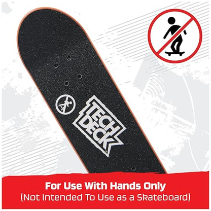 TECH DECK Santa Cruz Handboard, Authentic Mini Skateboard | 9x Larger than a Fingerboard, Hands Only, Authentic Graphics, Die-Cast Trucks, Skateboard Gifts for Kids & Collectors Ages 6+ - style: Santa Cruz