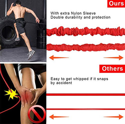 YNXing Dynamic Resistance Trainer Acceleration Speed Elastic Cord for Resistance Training to Improve Strength, Power, and Agility
