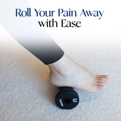 Tumaz Foot Roller for Deep Tissue Massage & Reflexology | Ergonomic Roller | Deep Tissue Massage | Reflexology | Portable Design | Ideal for Foot Recovery - color: Turquoise