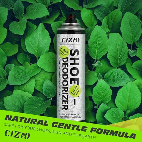 COZGO Shoe Protector Spray and Shoe Deodorizer Spray