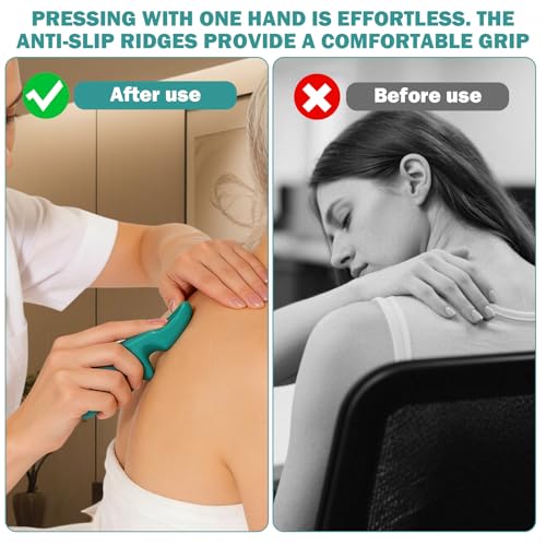 Trigger Point Massage Tool Thumb Saver Massage Tool | Ergonomic self massage tool designed for targeted trigger point therapy and deep tissue myofascial release.