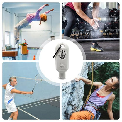 Hand Chalk - Non-Slip Liquid Exercise Accessories - 50ml Rock Climbing Grip Gymnastics Chalk - for Basketball Badminton Training Weightlifting Deadlifts Athletes Powerlifters - color: White
