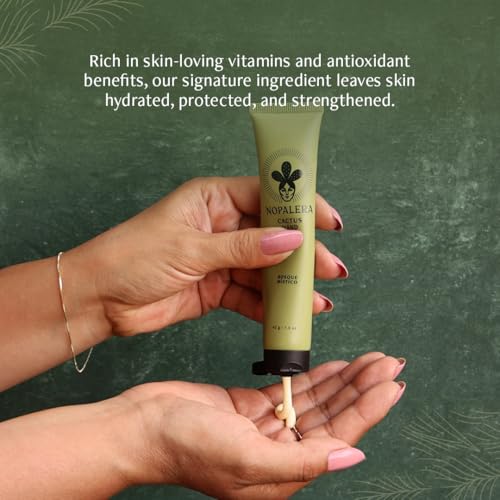 Nopalera Cactus Hand Cream Deeply Nourishing Prickly Pear Hand Cream with Vitamin E and K, Travel Size 1.5 oz (Bosque Místico)