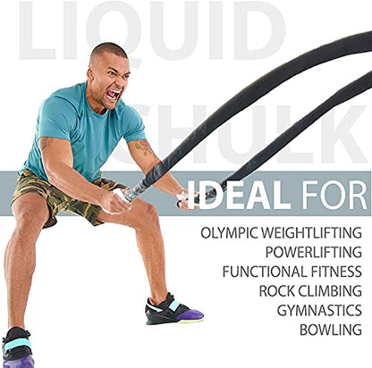 WARM BODY COLD MIND Mess Free Liquid Chalk - Gym Chalk for Weightlifting, Gymnastics, Climbing, Powerlifting - Sports Chalk - Hand Grip Chalk - style: 50ml White