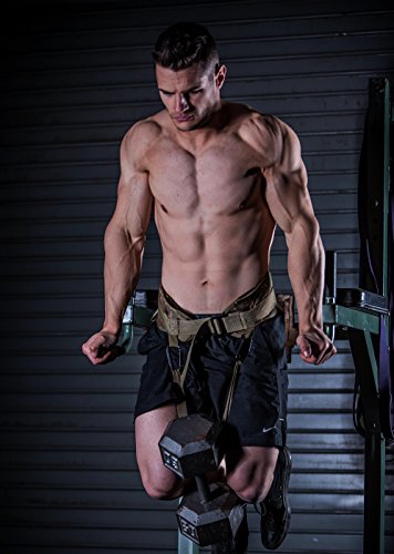 Nylon Dip Pullup Squat Belt (Camo, Medium)