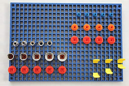 Universal Clips (50 pcs) - Accessory for Organizer Genie Pegboards to Clip On and Organize Tools - style: Universal Clips - 50 pieces