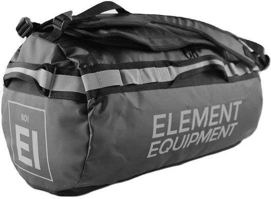 Element Equipment Trailhead Duffel Bag Shoulder Straps Waterproof Black/Grey Small - color: Black/Grey, size: Small 30 Liters