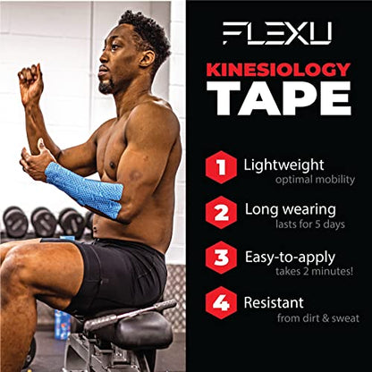 FlexU Kinesiology Tape Bulk Pack pre-Cut or Continuous - color: Beige continuous