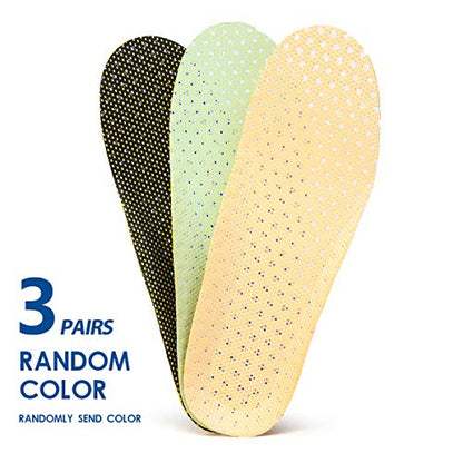 XINIFOOT 3 Pairs Comfortable Breathable Insoles - Comfort Cushioned for Running Walking Hiking, Replacement Comfort Inserts Shoes Pad for Men (US8-11) - size: L: US 8-11