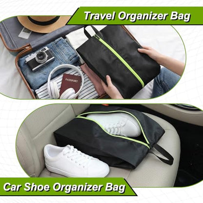 Cleat Bags for Sports Smell Proof, Travel Shoe Bag for Storage | Odor-Resistant Portable Shoes Organizer with Reinforced Handle, Carabiner