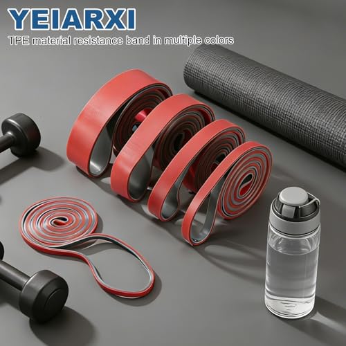 Resistance Bands for Working Out, Pull Up Bands, Pull Up Assistance Straps with Carry Bag for Home/Gym - color: Blue/Gray