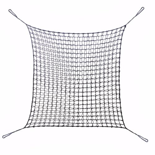 Climbing Cargo Net for Kids - Double Layers Heavy Duty Playground Safety Net, Outdoor Climbing Net for Treehouse Accessories, Backyard, Jungle Obstacle Training & Adventure(3.2x9.8ft),Black - color: Black, size: 3.2x9.8ft