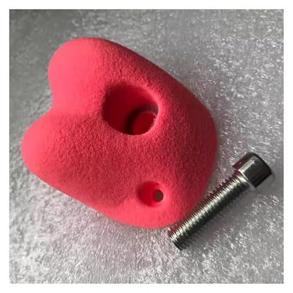 Climbing Kit,Climbing Holds, Set of 5 Screw-On Rock Climbing Holds, Random Style Climbing Grab Rocks, Home School Rock Climbing Wall(5pcs-Plank Installation) - size: 5pcs-Plank installation