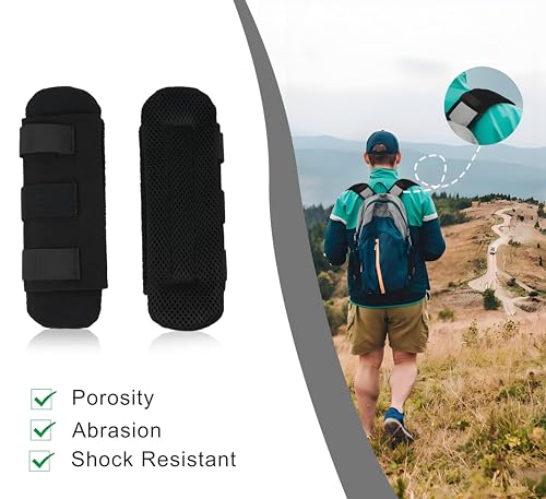 2 Shoulder Strap Pads,Backpack Shoulder Pads,Shoulder Strap Pads for Optimal Weight Distribution,Suitable for Weighted Vests,Backpacks,Computer Bags,Harnesses - color: green