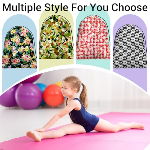 Grip Bags for Gymnasts Camo Paw Portable Small Storage Pouch Bag with Drawstring - color: Dog Paws Green