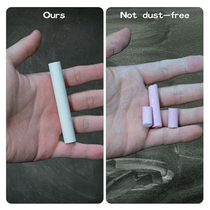 Red Chalk 100PCS, Low Dust Chalks Stick Bulk for Chalkboard Blackboard Non-Toxic - color: Red - 100PCS
