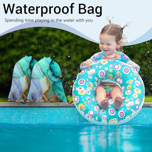 Gymnastics Grip Bag Lightweight Small Drawstring Grip Bags for Gymnasts - color: Marble Art-green