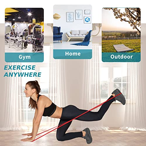 Alllvocles Resistance Band, Pull Up Bands, Pull Up Assistance Bands, Workout Bands, Exercise Bands, Resistance Bands Set for Legs, Working Out, Muscle Training, Physical Therapy, Shape Body, Men Women - color: 0.5-1.7in