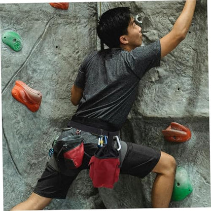 UPKOCH Chalk Bag for Rock Climbing and Gymnastics Design with Zippered Storage Pocket for Bouldering and Fitness Training for Outdoor Adventures