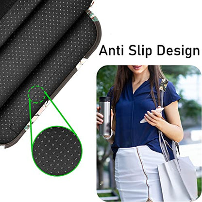 ZINZ Universal Shoulder Pad with Ultra Thick Cushion for Bag Luggage Bag Crossbody, Plus Long & Anti-Slip & Breathable,Dark Rose - color: Dark Rose