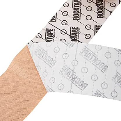 RockTape Uncut Bulk Kinesiology Tape, Continuous Roll (Packaging May Vary) - color: Beige, style: EXTRA STICKY