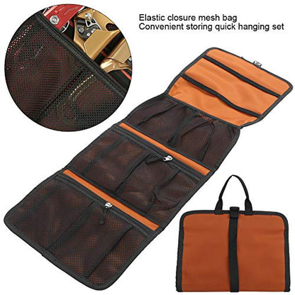 Climbing Gear Organizer, Climbing Gear Storage Bag Portable Quickdraw Hanging Storage Pouch Nylon Equipment Bag for Rock Ice Climb