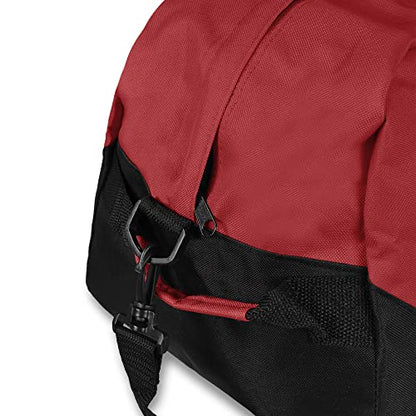 21" Large Duffle Bag with Adjustable Strap - color: Red
