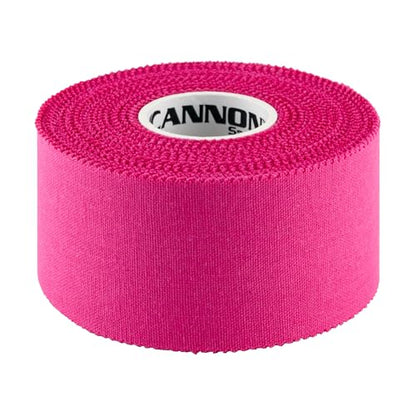 Cannon Sports Premium Athletic Tape - 1.5” x 45 Feet Per Roll - Easy Tear, No Sticky Residue, Very Strong, Hypoallergenic and Latex Free - Ideal for Sprains, Strains, First Aid - Pack of 3 (Pink) - color: Pink