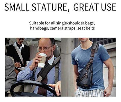 Updated Shoulder Strap Pad Detachable with 3 rows Decompression Air Cushion, Ventilated, Quick-dry, Non-slip for Messenger, Laptop, Camera, Bags, Duffel, Guitar, Backpacks (Black) (10.24x3.54in | 1pc)