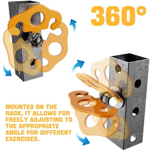 Power Rack Attachments, Hooks for Squat Rack, Resistance Band Heavy Duty, Versatile Gym Equipment Attachments, for Strength Traning, Fitness, Physical Therapy